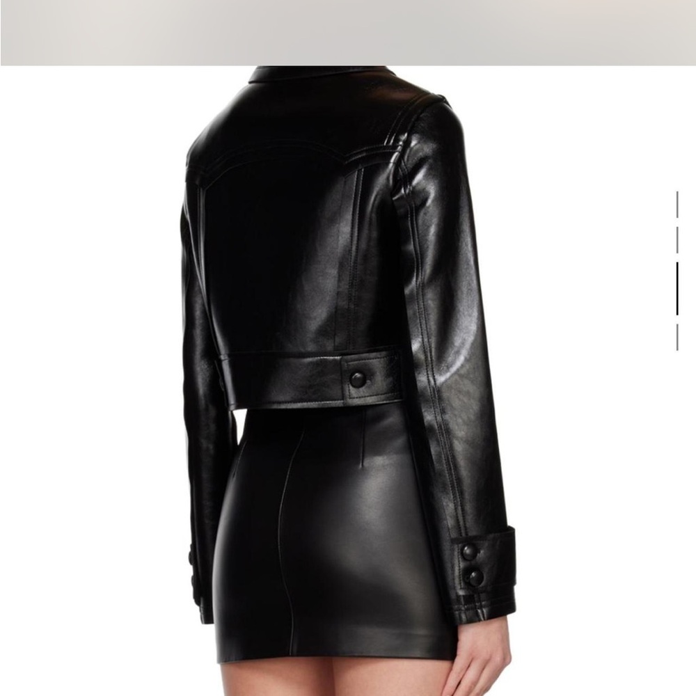 Stand Studio Black Leather Jacket - image 3